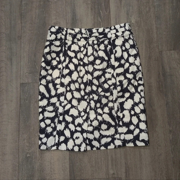 Loft Black and White Pencil Skirt - Picture 4 of 5